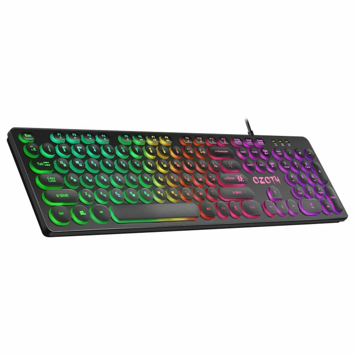Клавиатура проводная Defender Ozoth GK-106, USB, черный
