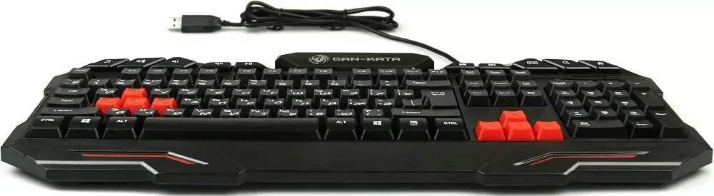 Клавиатура проводная Dialog Gan-Kata KGK-11U черный USB, игровая