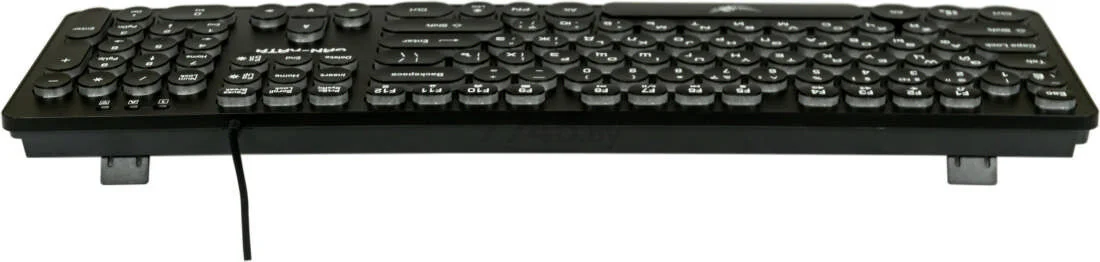 Клавиатура проводная Dialog Gan-Kata KGK-16U BLACK - игровая с RGb-подсветкой, USB, черная