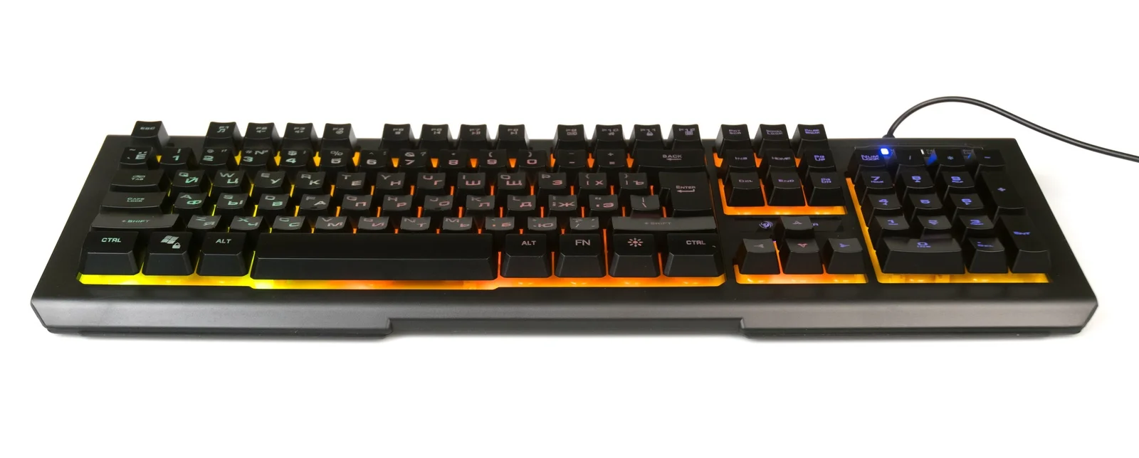 Клавиатура проводная Dialog Gan-Kata KGK-21U черный USB, игровая с подсветкой