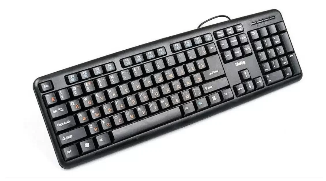 Клавиатура проводная Dialog KM-025U Multimedia USB черный