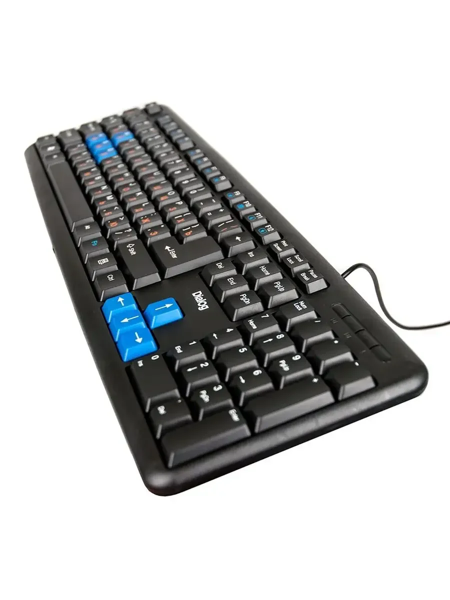 Клавиатура проводная Dialog KM-025U Multimedia USB черный