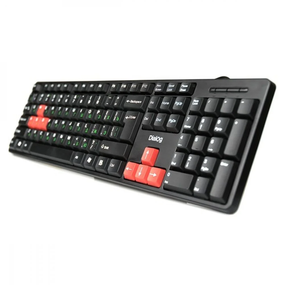 Клавиатура проводная Dialog KS-030U черный Dialog Standart - USB
