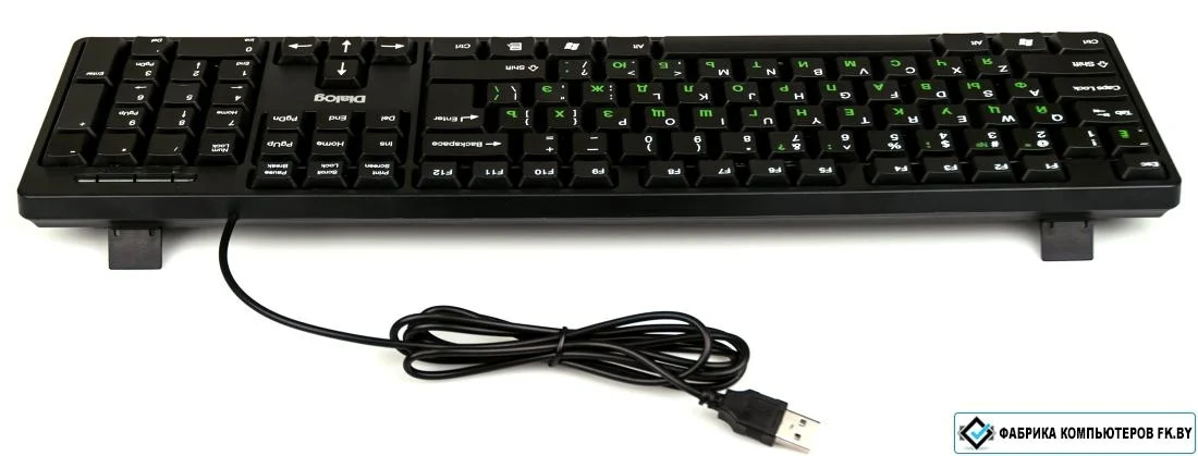 Клавиатура проводная Dialog KS-030U черный Dialog Standart - USB