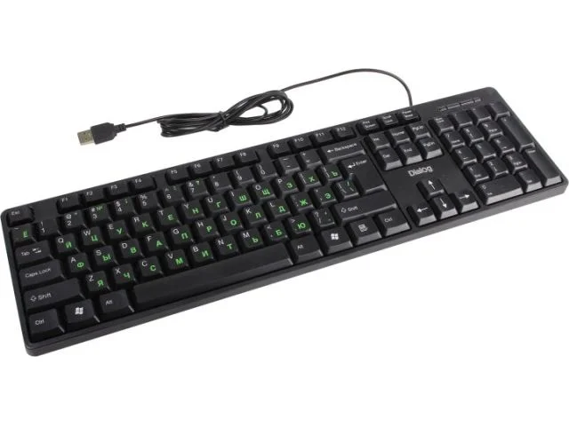 Клавиатура проводная Dialog KS-030U черный Dialog Standart - USB