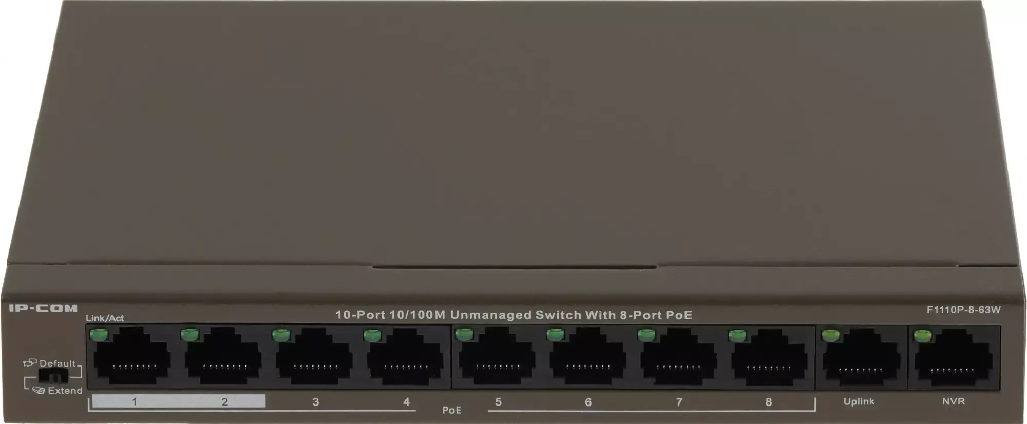 Коммутатор 9PORT 10/100M POE TEF1109P-8-63W Tenda