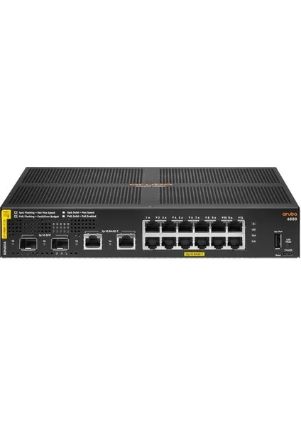 Коммутатор Aruba 6100 12G CL4 2SFP+ 139W Swch