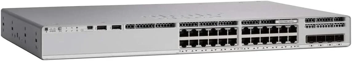 Коммутатор CISCO Catalyst 1200 24x10/100/1000 RJ-45 PoE+, 4x1G SFP+ uplinks, PoE+ 195W, Rack Mounting kit, Fanless, C1200-24P-4G