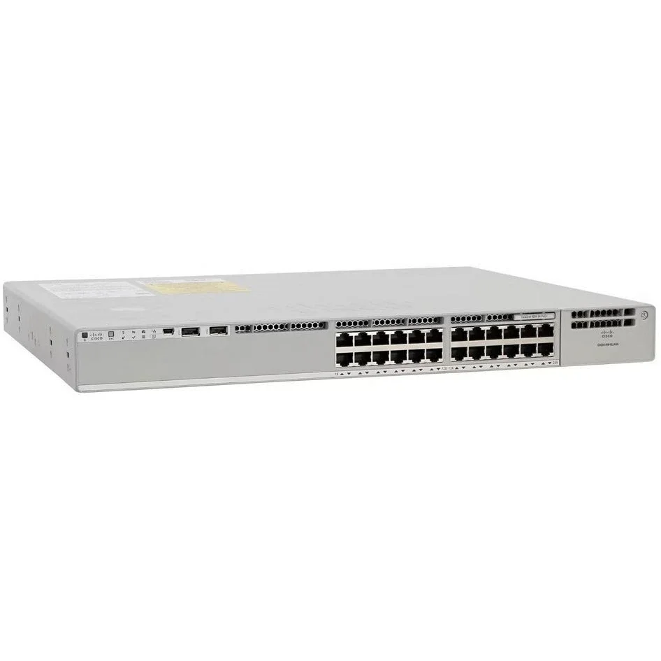 Коммутатор Cisco Catalyst C9300-24P-E, 24×1 Гбит/с