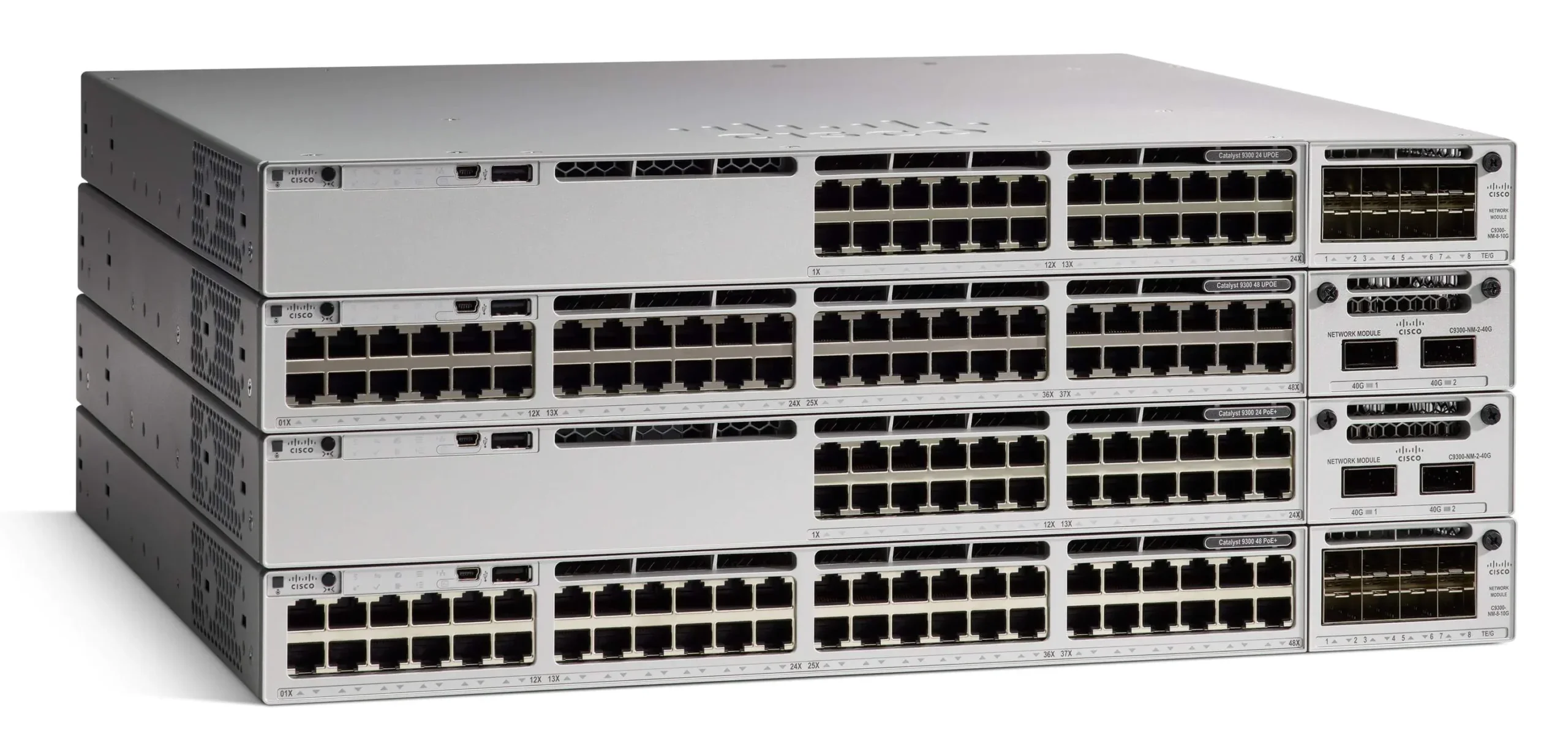 Коммутатор Cisco Catalyst C9300-48P-A, 48×1 Гбит/с
