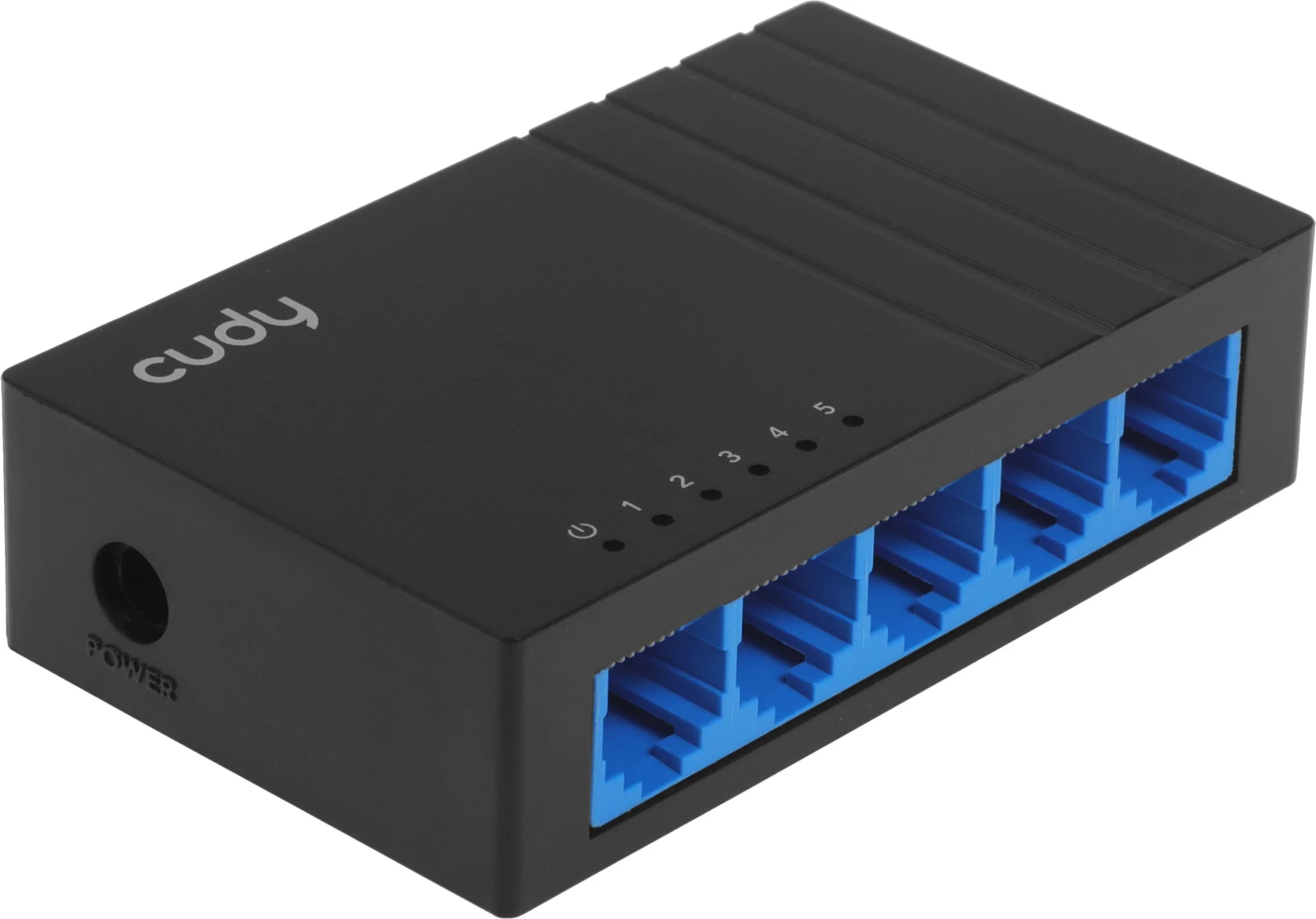 Коммутатор CUDY 5-Port Gigabit Industrial PoE Switch 5-Port Aluminum Industrial, 1000Mbps 5-Port RJ45, 802.3at/af, Din-rail design, Power supply: DC12