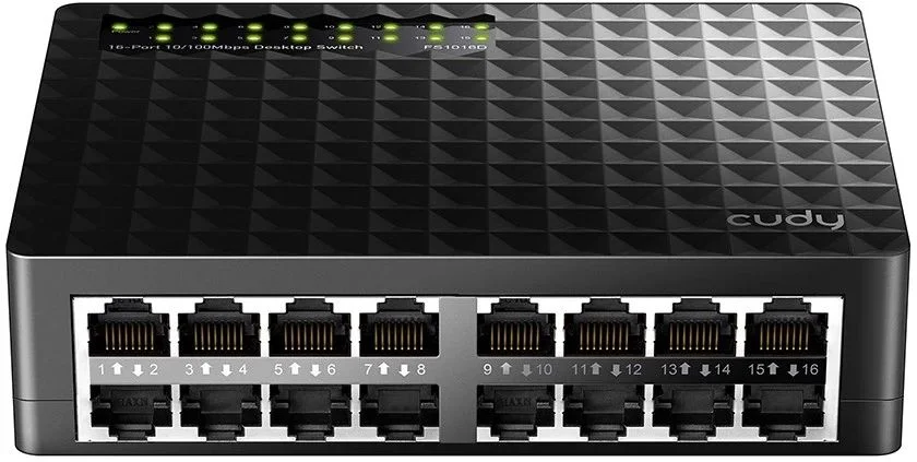 Коммутатор Cudy FS1016 (L2) 16x100 Мбит/с неуправляемый