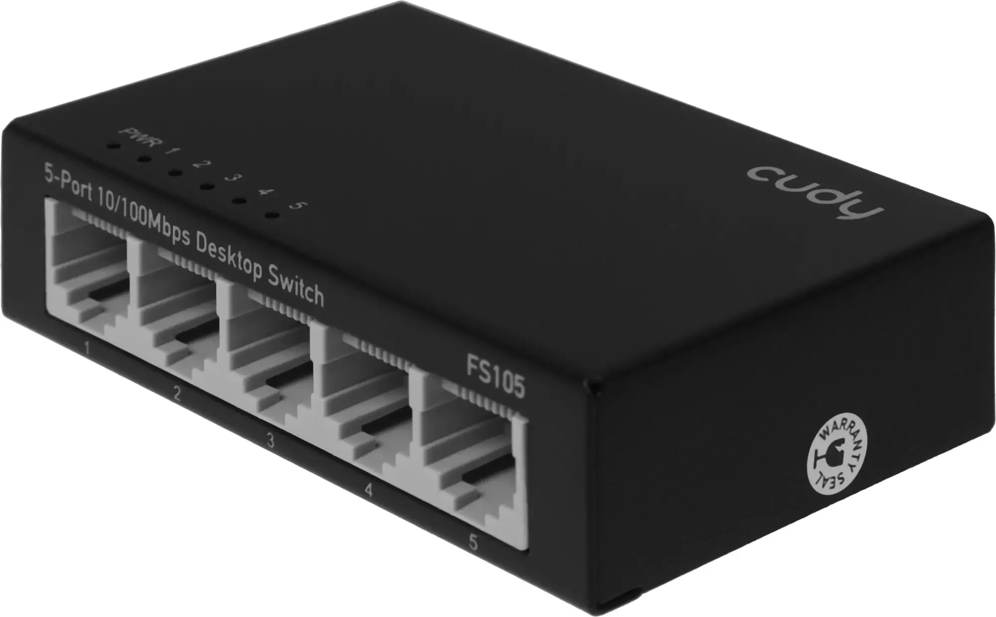 Коммутатор Cudy FS105 5-Port 10/100 Mbps Desktop Switch, 5 10/100M RJ45 Ports, Loop Detection, Metal Case, Power Saving, Plug & Play