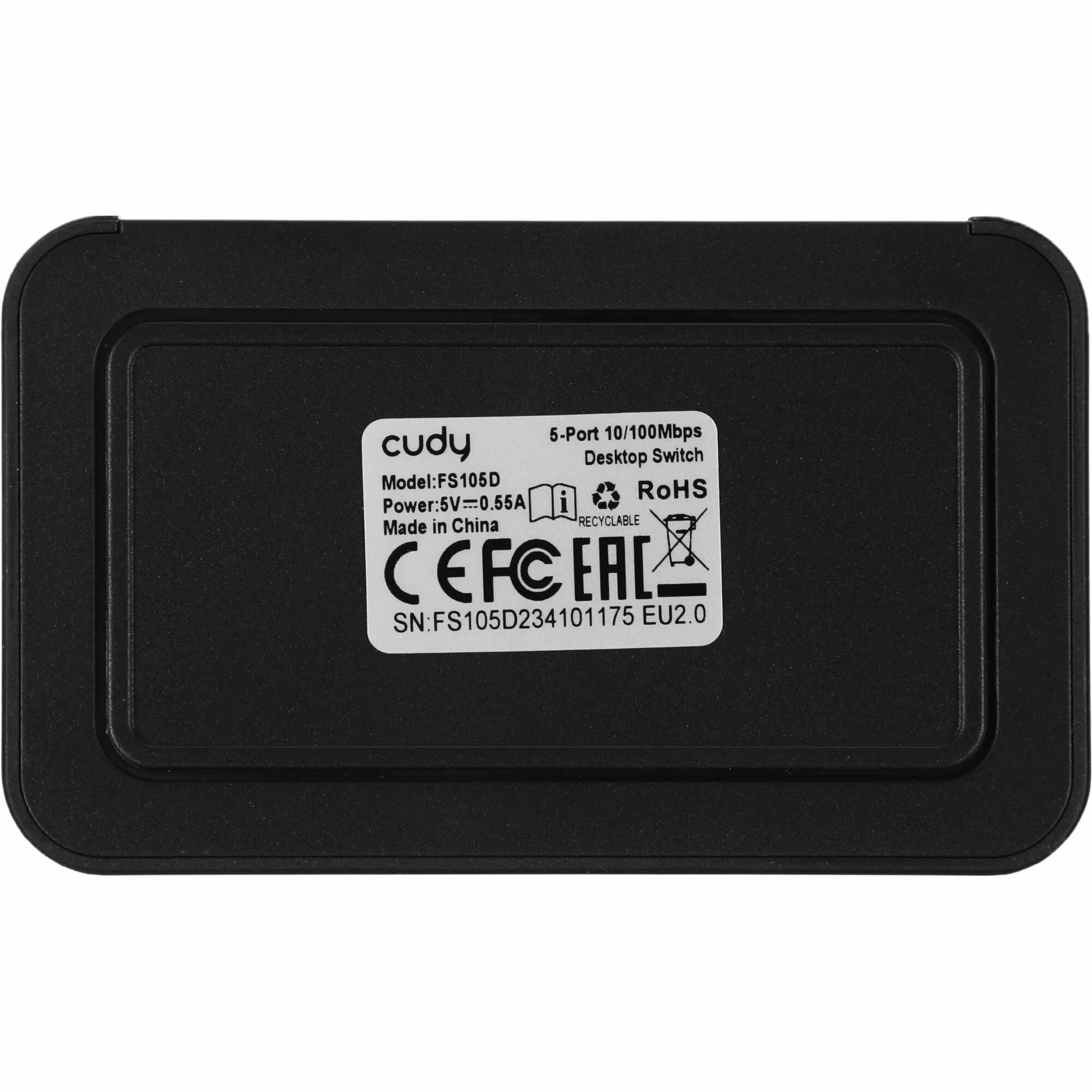 Коммутатор Cudy FS105D (L2) 5x100 Мбит/с неуправляемый