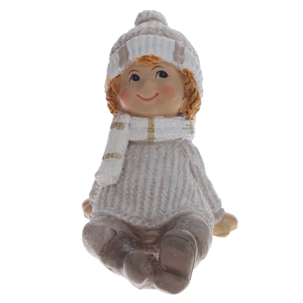 Фигурка декоративная "Мальчик/Девочка", L7,5 W5 H5,5 см, 2в.