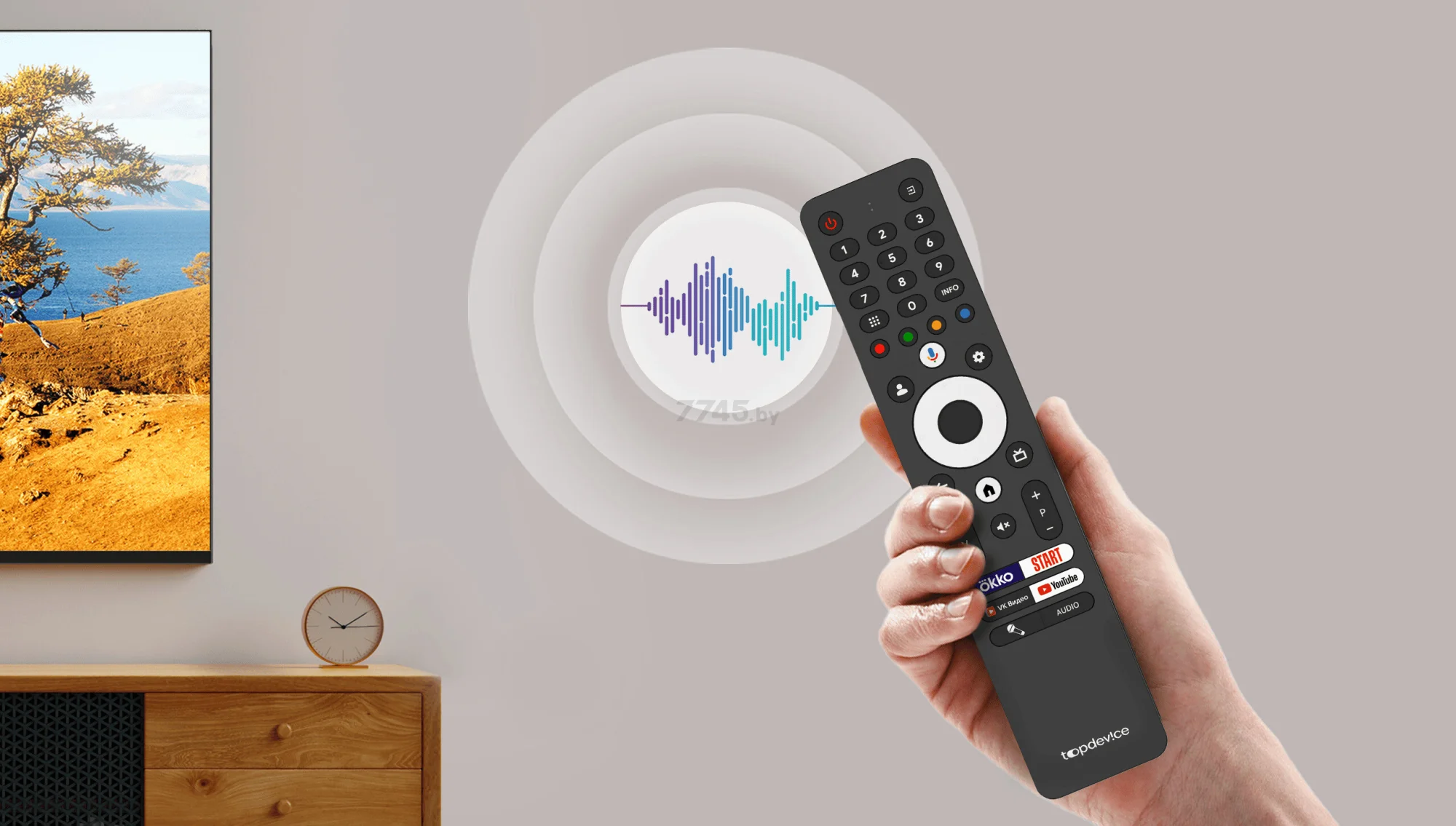 Телевизор Topdevice TV 50" QLED CQ09, c Google TV, 4K UHD (TDTV50CQ09U_BK), черный