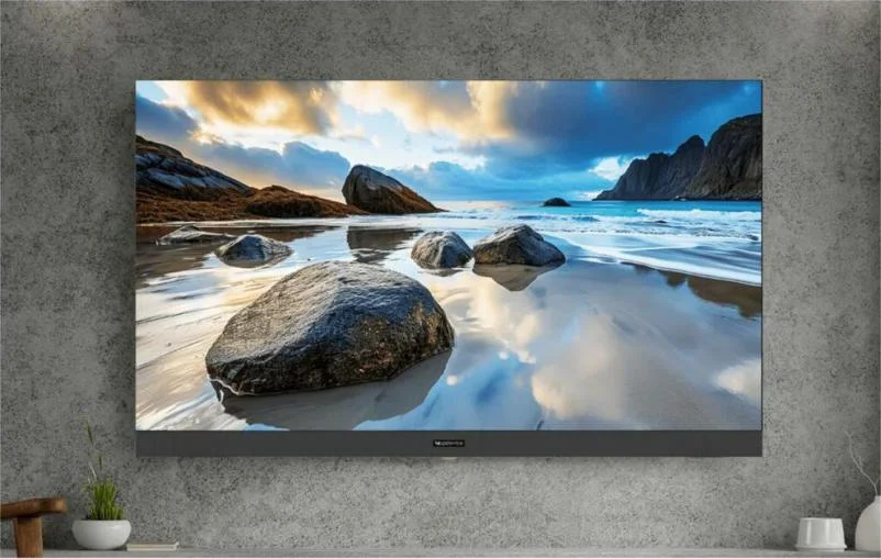 Телевизор Topdevice TV 55 QLED DQ08, c Google TV и саундбаром, 4K UHD (TDTV55DQ08U_BK)