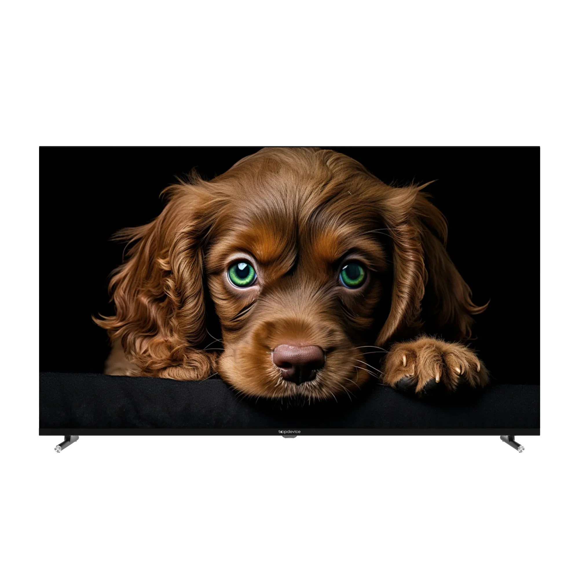 Телевизор Topdevice TV 55" QLED CQ08, c OS WildRed, 4K UHD (TDTV55CQ08U_BK), черный