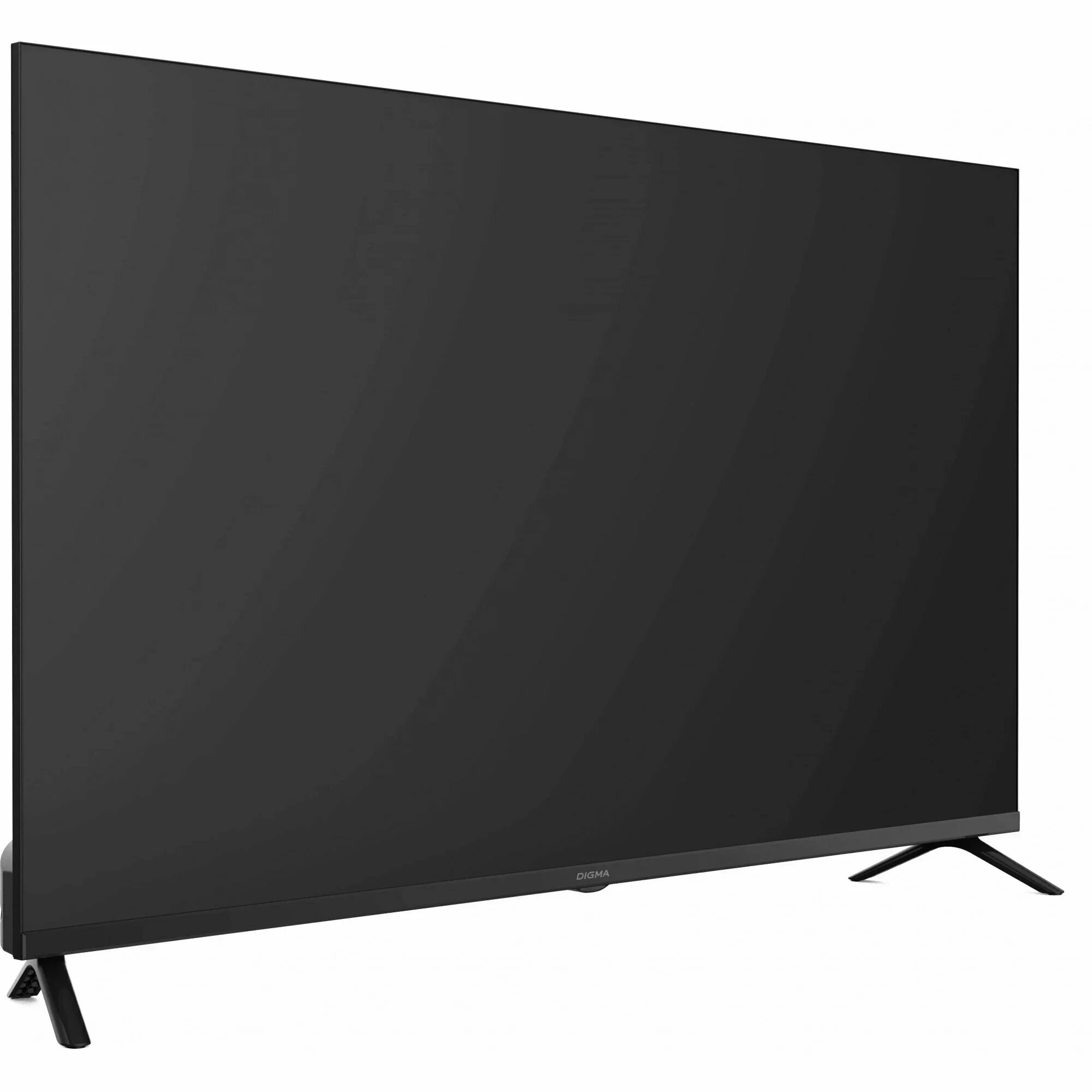 Телевизор LED Digma 43" DM-LED43SBB36 Салют ТВ Frameless Metal черный/черный FULL HD 60Hz DVB-T DVB-T2 DVB-C DVB-S DVB-S2 USB WiFi Smart TV