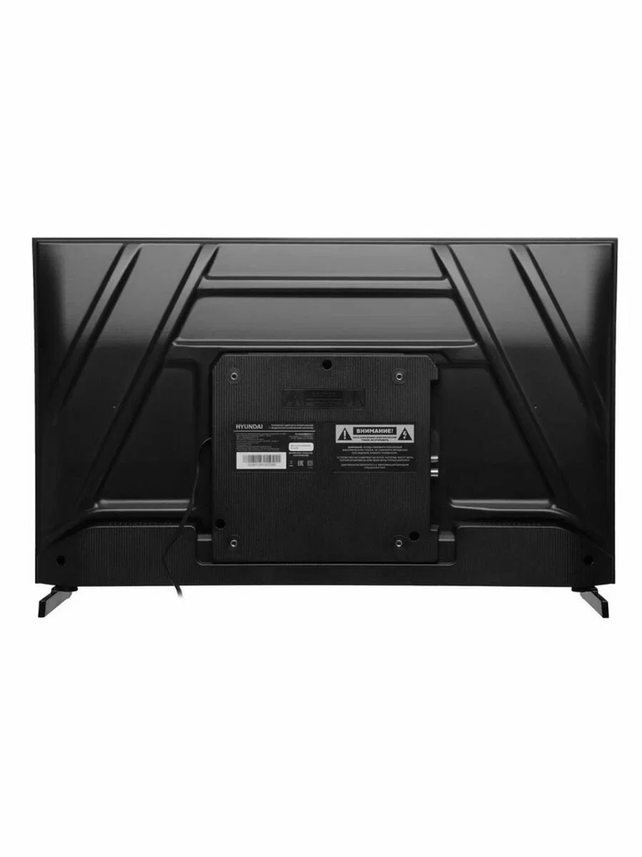 Телевизор LED Hyundai 40" H-LED40BS5011 Google TV Frameless Metal черный FULL HD 60Hz DVB-T DVB-T2 DVB-C DVB-S DVB-S2 USB WiFi Smart TV