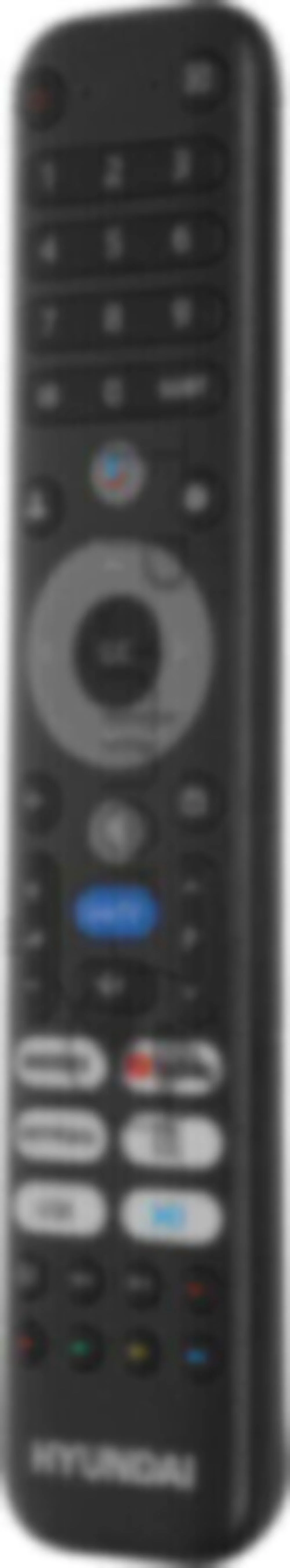 Телевизор LED Hyundai 40" H-LED40BS5011 Google TV Frameless Metal черный FULL HD 60Hz DVB-T DVB-T2 DVB-C DVB-S DVB-S2 USB WiFi Smart TV