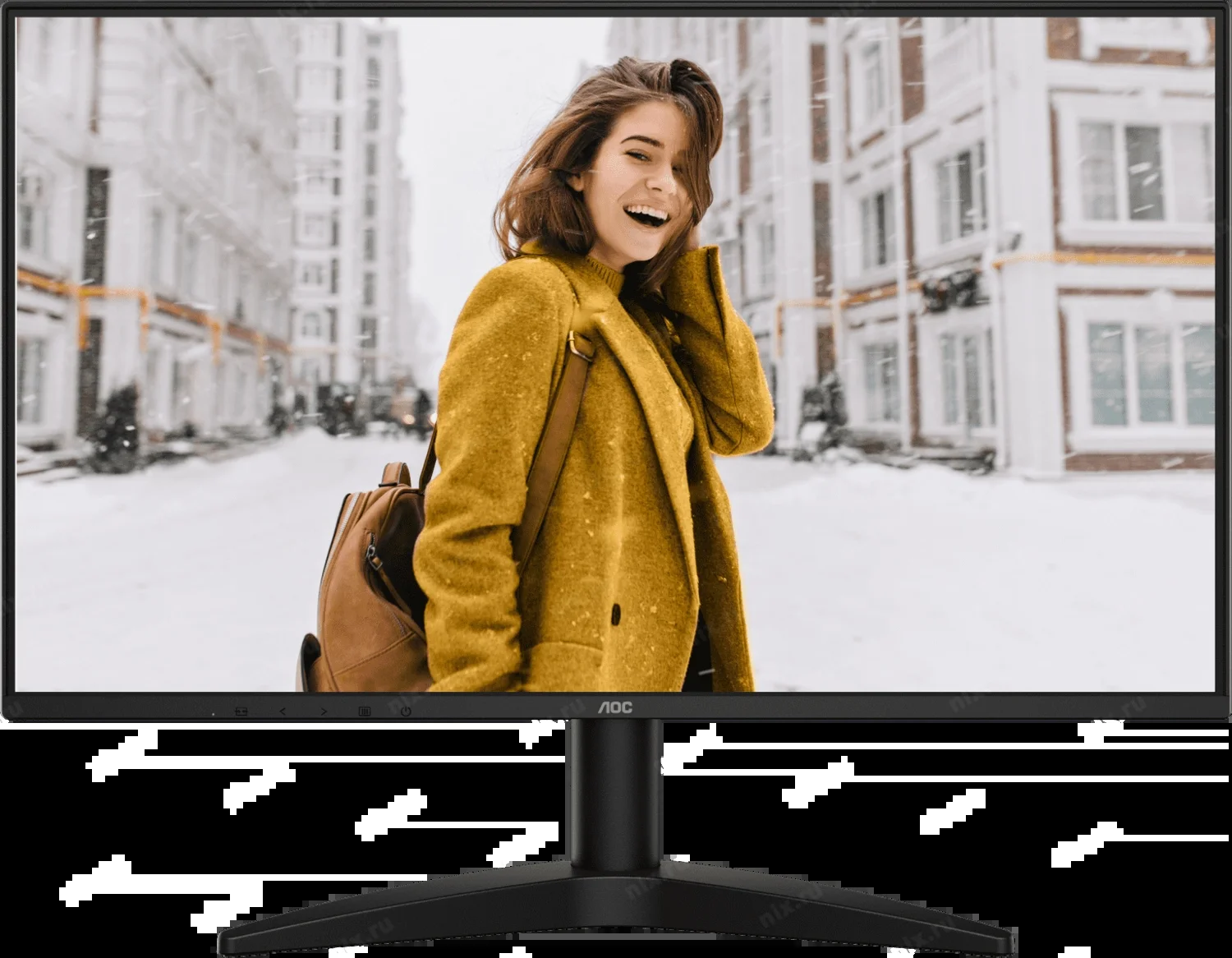 МОНИТОР 27" AOC Q27B36S3 Black (IPS, 2560x1440, 120Hz, 1 ms, 178°/178°, 350 cd/m, 1500:1, +HDMI 2.0, +DP (AC ext))