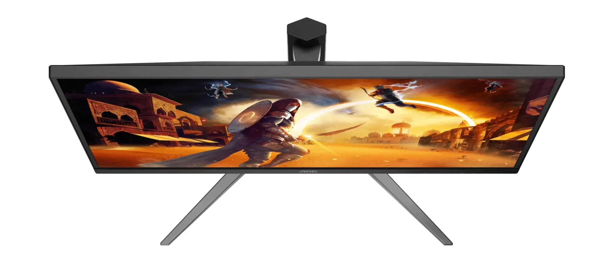 МОНИТОР 27" AOC Q27G4/D Black-Red с поворотом экрана (IPS, 2560x1440, 200Hz, 0.3 ms, 178°/178°, 450 cd/m, 80M:1, +HDMI)