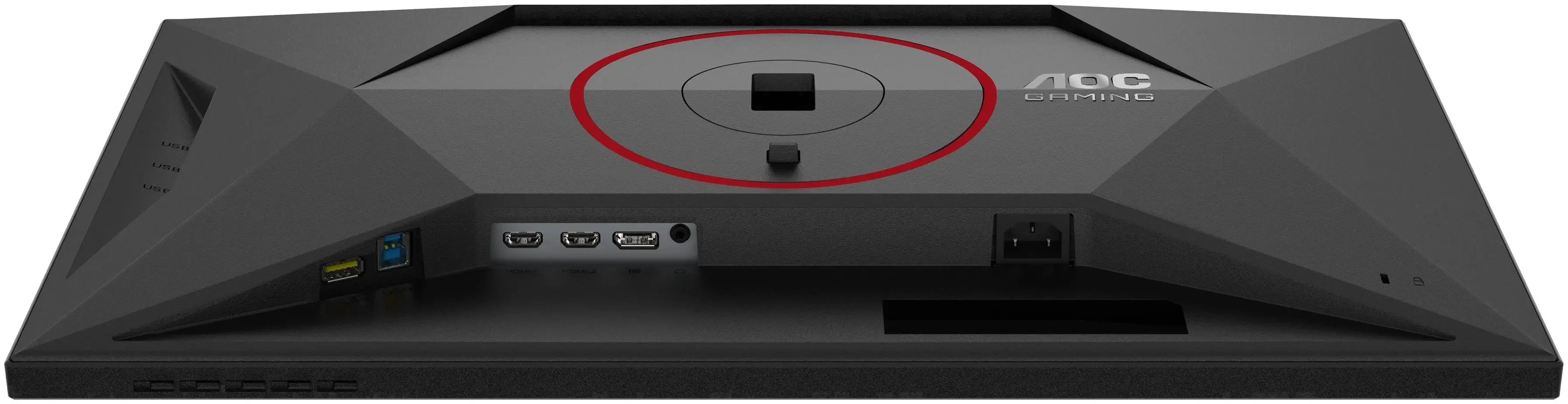 МОНИТОР 27" AOC Q27G4/D Black-Red с поворотом экрана (IPS, 2560x1440, 200Hz, 0.3 ms, 178°/178°, 450 cd/m, 80M:1, +HDMI)