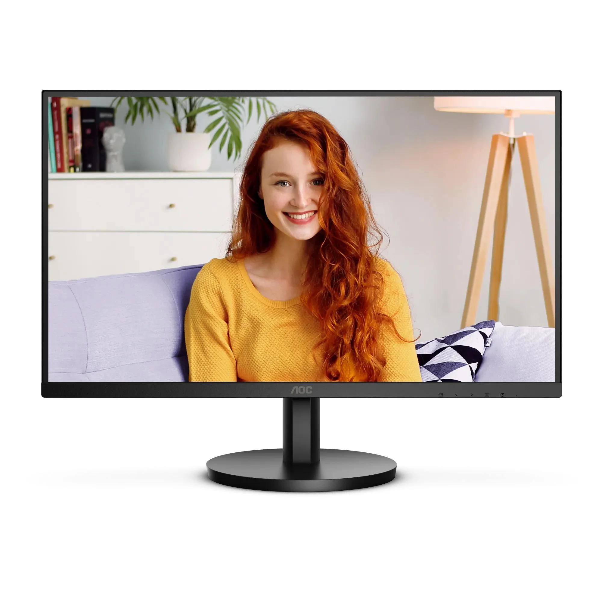 МОНИТОР 27" AOC U27B3A Black (4K, IPS, 3840x2160, 4 ms, 178°/178°, 350 cd/m, 20M:1, +2xHDMI 2.0, +DisplayPort 1.4, +MM)