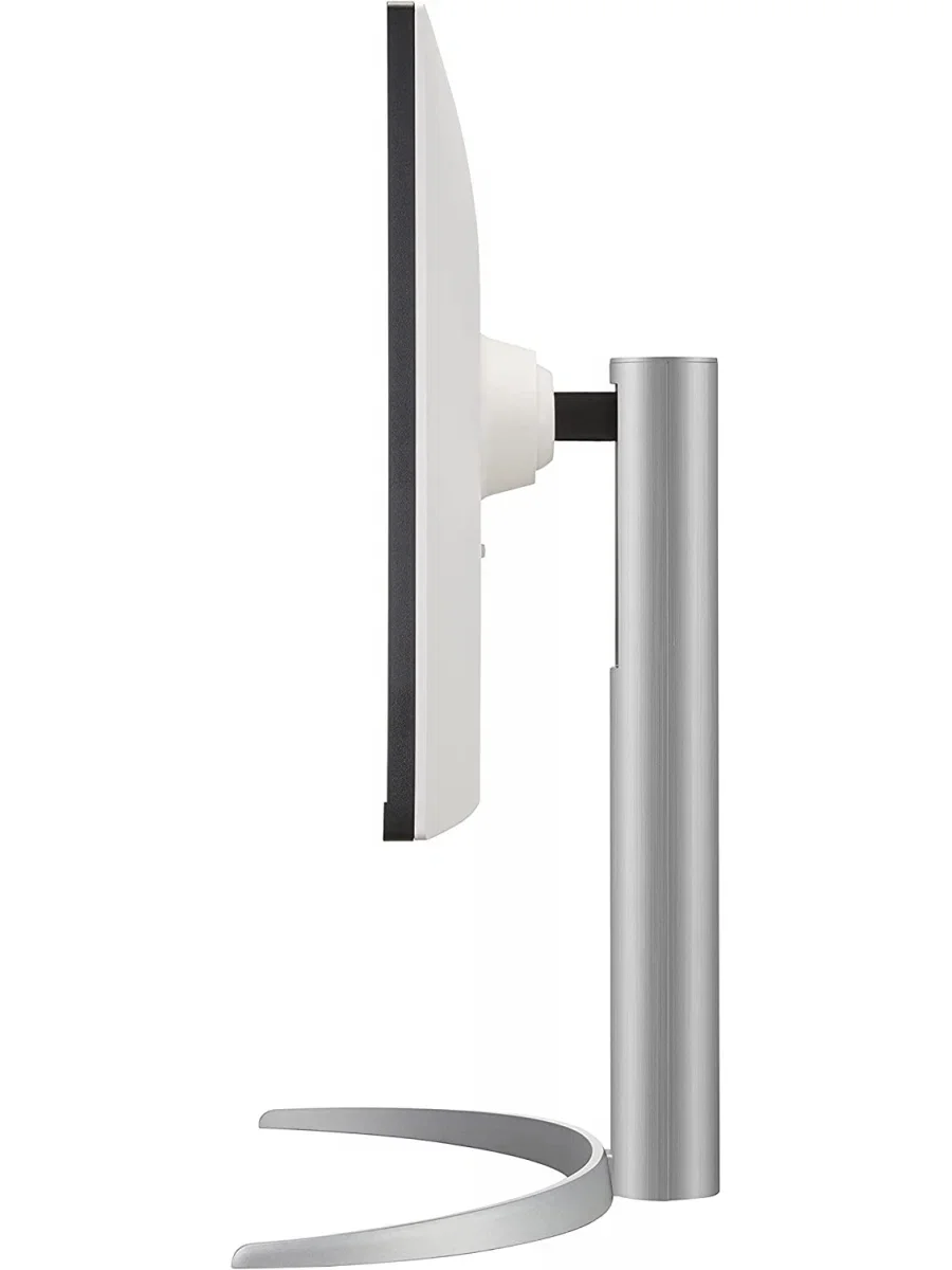 МОНИТОР 27" LG 27UP650-W Silver-White с поворотом экрана (IPS, 3840x2160, 5 ms,60Hz, 178°/178°, 400 cd/m, 1200:1, +2хHDM