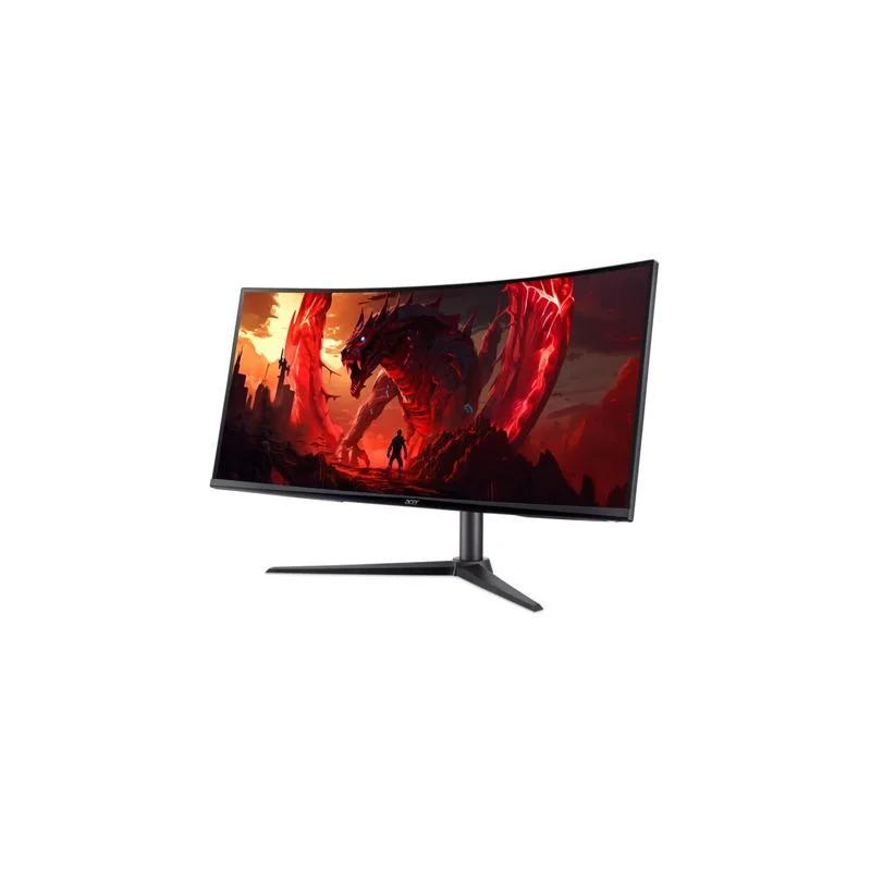 МОНИТОР 34" Acer Nitro (Б/У) XZ340CUHbiiphx Black (VA, изогнутый, 3440x1440, 100Hz, 1 ms, 178°/178°, 250 cd/m,