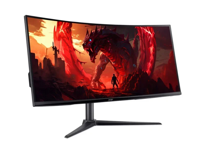 МОНИТОР 34" Acer Nitro (Б/У) XZ340CUHbiiphx Black (VA, изогнутый, 3440x1440, 100Hz, 1 ms, 178°/178°, 250 cd/m,