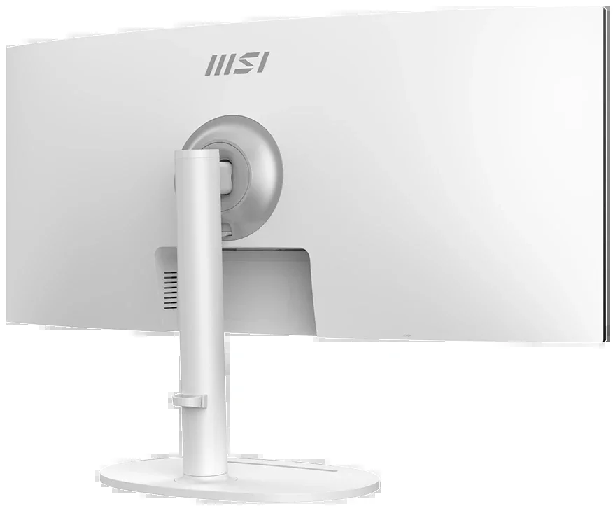 МОНИТОР 34" MSI Modern MD342CQPW White с поворотом экрана (VA, 3440x1440, 120Hz, 4ms, 178°/178°, 300 cd/m², 3500:1, +2x