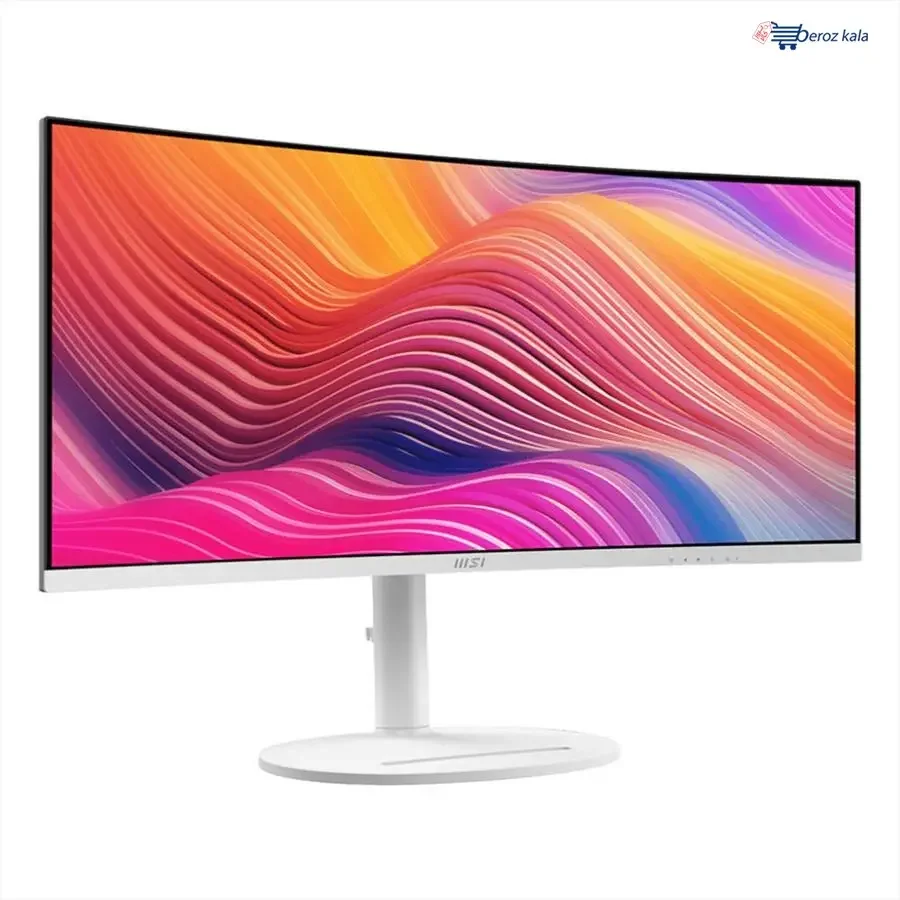 МОНИТОР 34" MSI Modern MD342CQPW White с поворотом экрана (VA, 3440x1440, 120Hz, 4ms, 178°/178°, 300 cd/m², 3500:1, +2x
