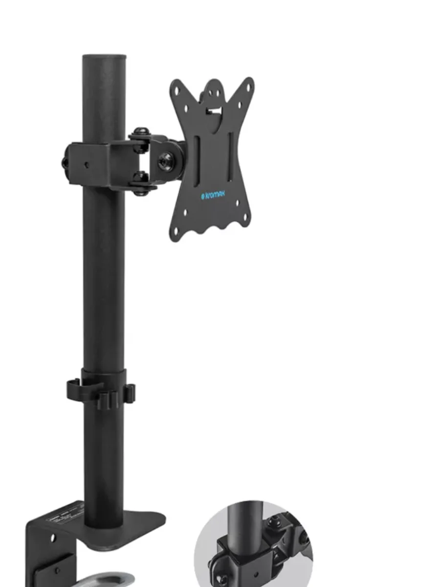 Кронштейн Kromax CASPER-505 черный для мониторов LCD 10"-34", настольный, VESA 75x75/100x100, нагрузка до 10 кг
