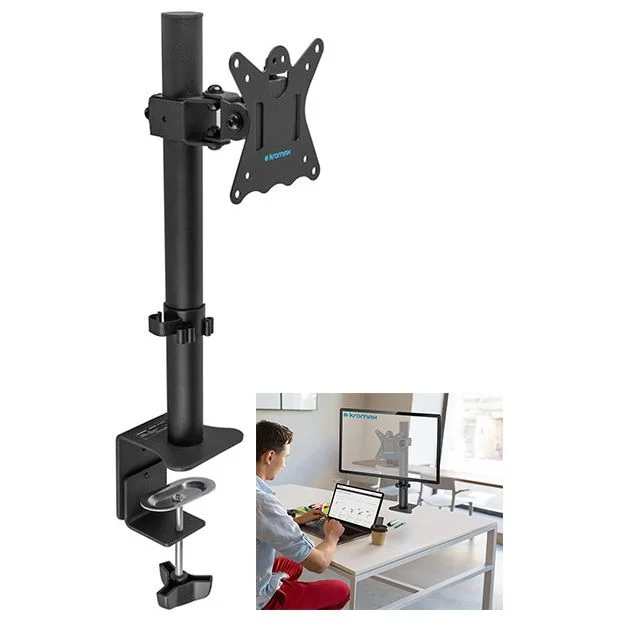 Кронштейн Kromax CASPER-505 черный для мониторов LCD 10"-34", настольный, VESA 75x75/100x100, нагрузка до 10 кг