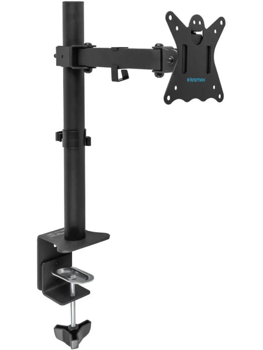 Кронштейн Kromax CASPER-506 черный для мониторов LCD 10"-34", настольный, VESA 75x75/100x100, нагрузка до 10 кг