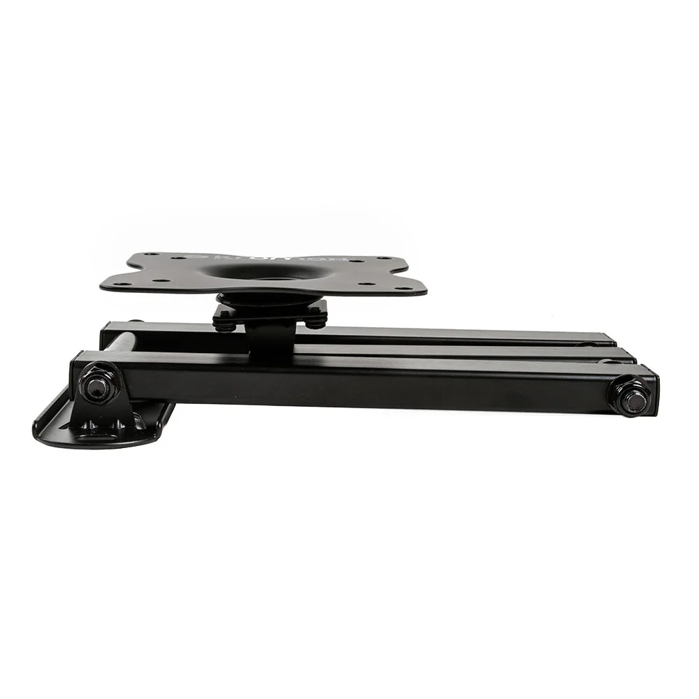 Кронштейн Kromax DIX-15 черный для TV 15"-28", настенный наклонно-поворотный, max VESA 100x100, от стены 48-377мм, накло
