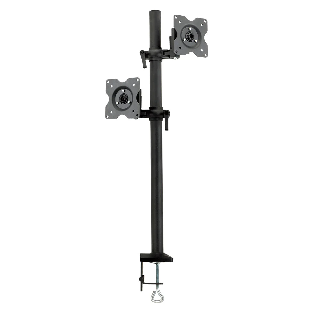 Кронштейн Kromax OFFICE-5 черный для 2-х мониторов LCD 15"-32", настольный, VESA 75x75/100x100, высота до 730 мм