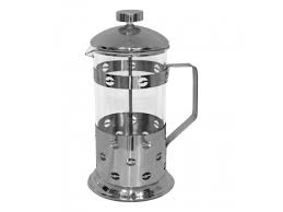 СКР Чайник/кофейник (кофе-пресс) Caffe, 350 мл, из жаропр стекла, в корпусе из нерж стали, B535-350M