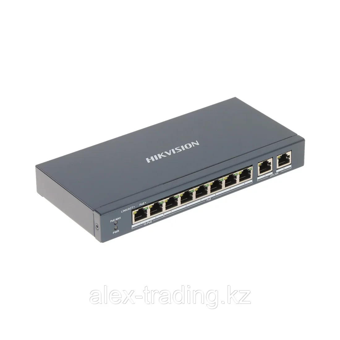 Сетевой неуправляемый коммутатор 8 RJ45 1000M PoE портов 1 Uplink порт 1000М Ethernet; 1 SFP порт 1000М Ethernet; IEEE802.3af IEEE802.3at; бюджет PoE