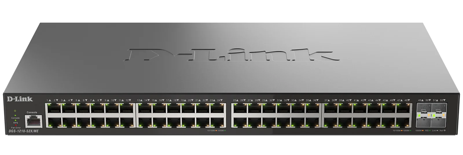 Управляемый L2 коммутатор, 24x1000Base-X SFP, 4x10GBase-X SFP+, CLI, консольный порт RJ-45, RPS, поддержка Dying Gasp