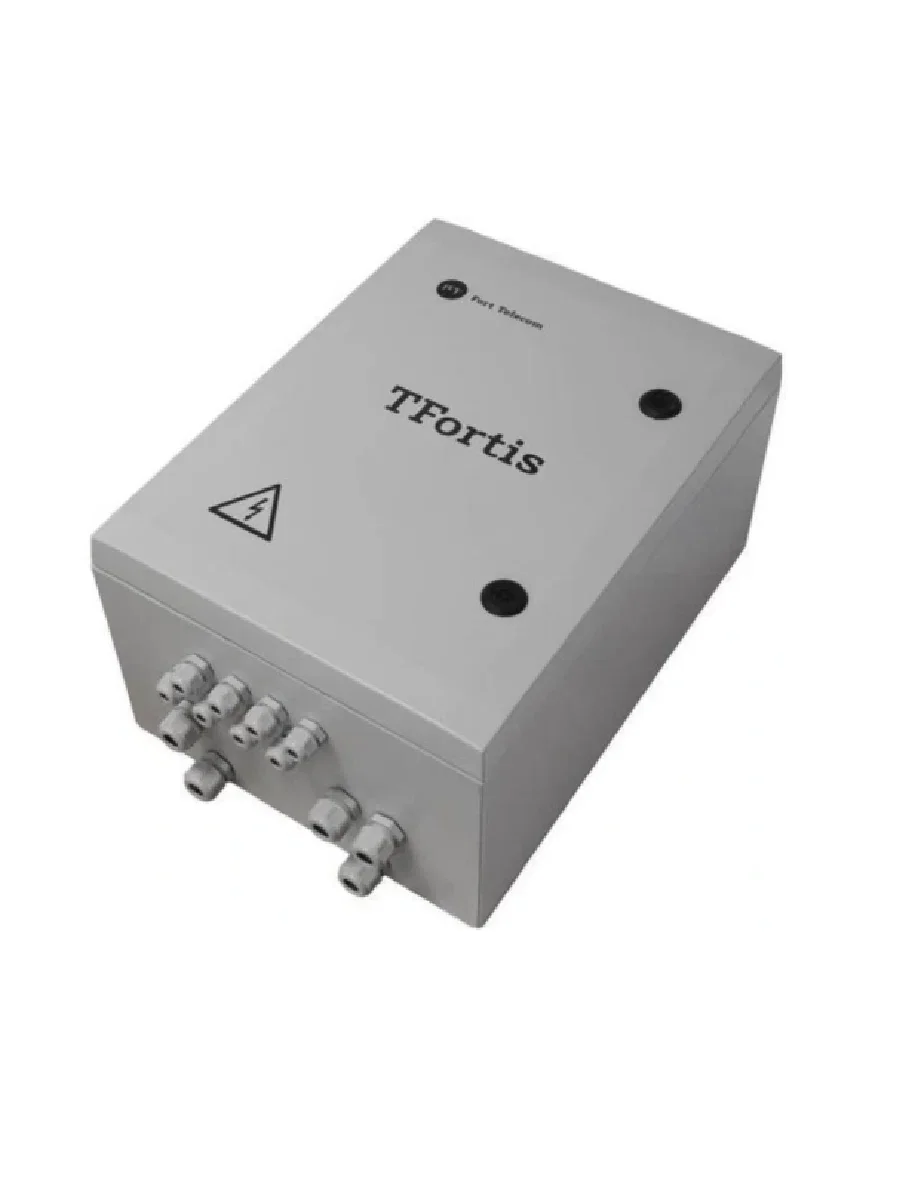 Управляемый гигабитный уличный коммутатор TFortis PSW-2G+Box, 4 порта с PoE+ (до 60 Вт), 2 оптических порта SFP, встроенный оптический кросс