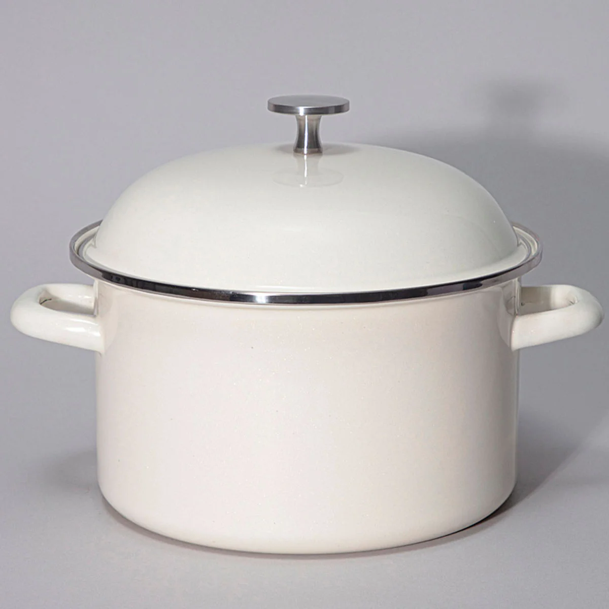 КАСТРЮЛЯ AGNESS ЭМАЛИРОВАННАЯ С ЭМАЛ.КРЫШКОЙ СЕРИЯ "CHARM" 3,5 Л, 22*12,5 СМ