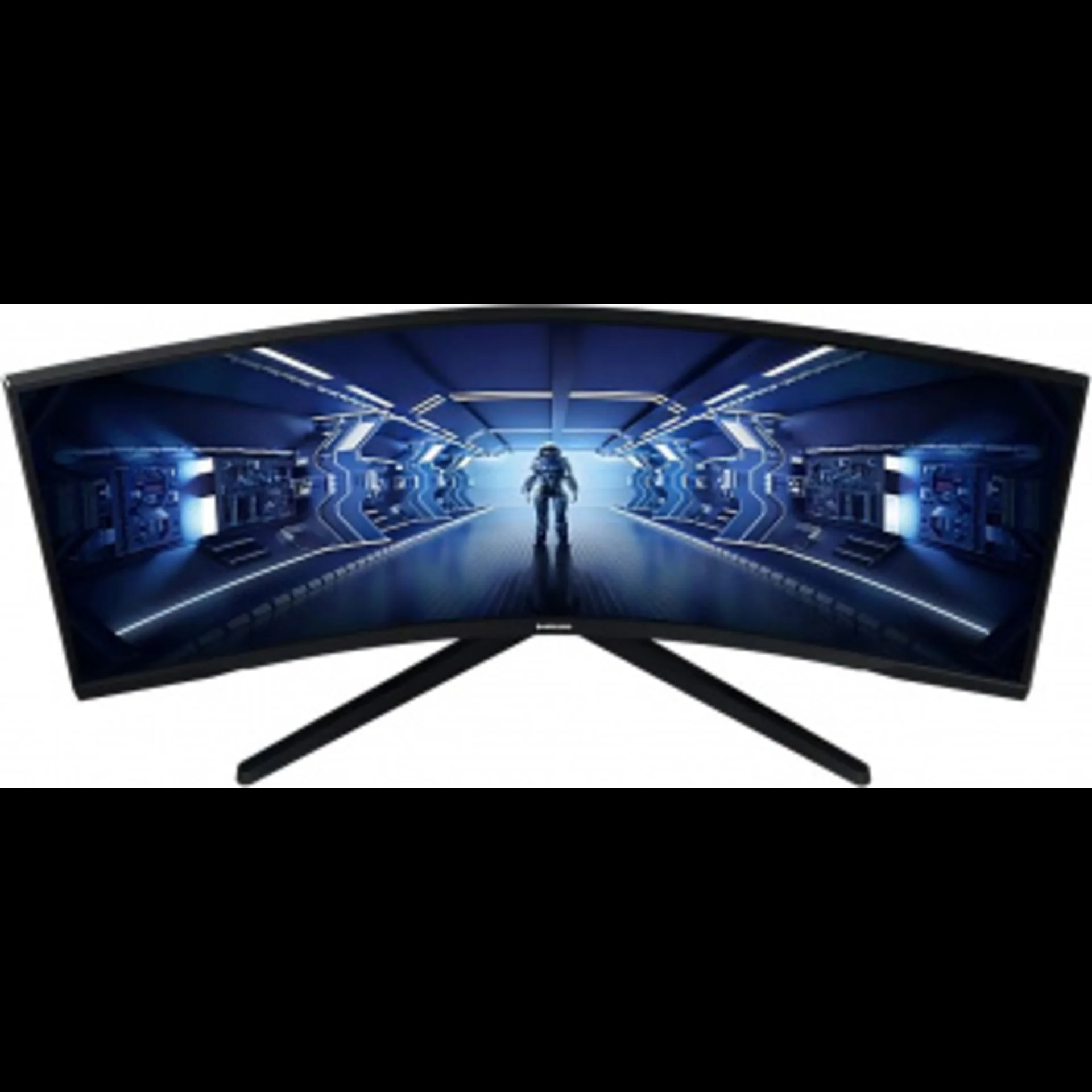МОНИТОР 34" Samsung LC34G55TWWPXEN Black (VA, изогнутый, 3440x1440, 165Hz, 1 ms, 178°/178°, 250 cd/m, 2500:1, +НDMI)