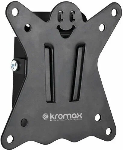 Кронштейн Kromax CASPER-100 черный для TV 10"-32", настенный фиксированный, max VESA 100x100, от стены 21мм