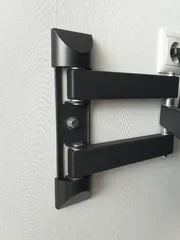 Кронштейн Kromax DIX-22 черный для TV 15"-48", настенный наклонно-поворотный, max VESA 200x200, от стены 66.5-444мм