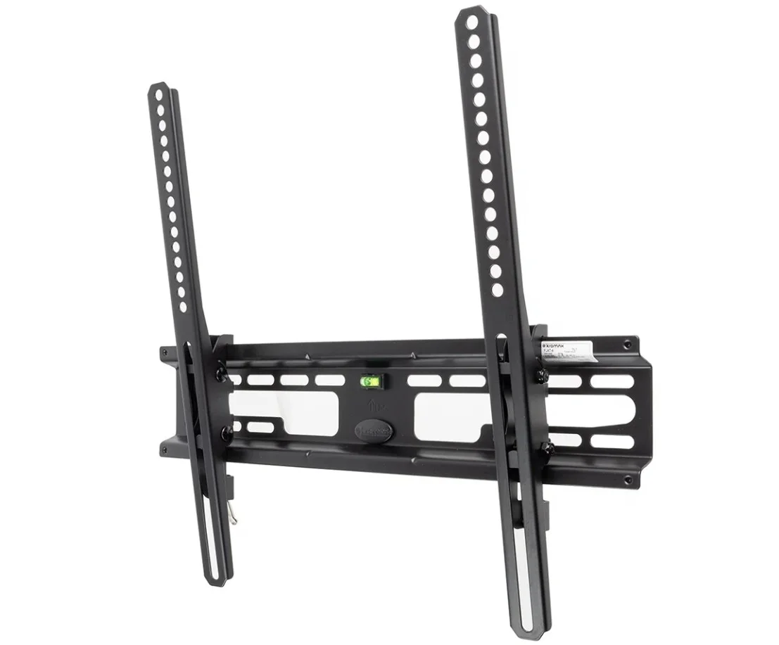 Кронштейн Kromax FLAT-4 new черный для TV 26"-55", настенный наклонный, max VESA 400x400, от стены 42мм, наклон +3-10°