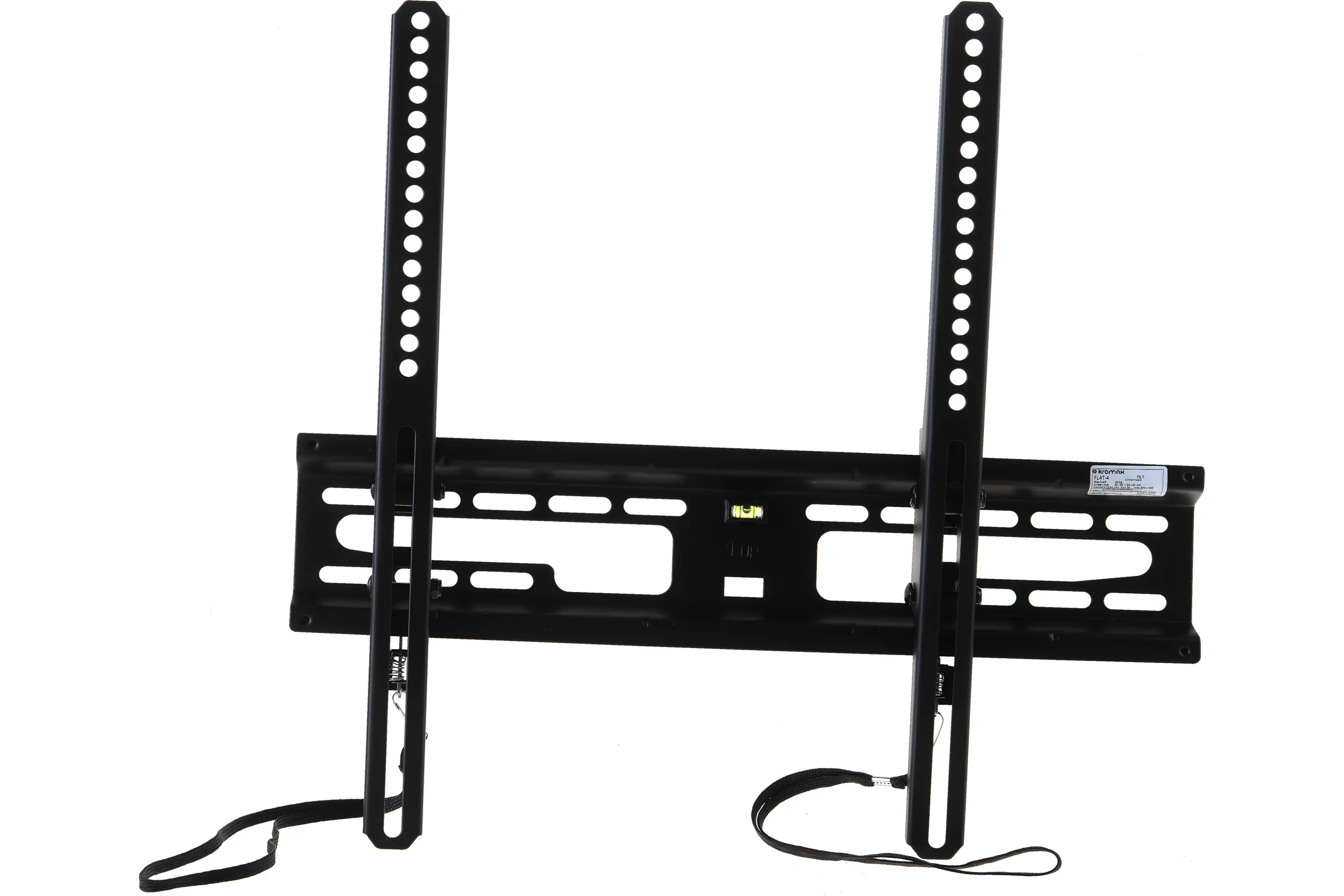 Кронштейн Kromax FLAT-4 new черный для TV 26"-55", настенный наклонный, max VESA 400x400, от стены 42мм, наклон +3-10°