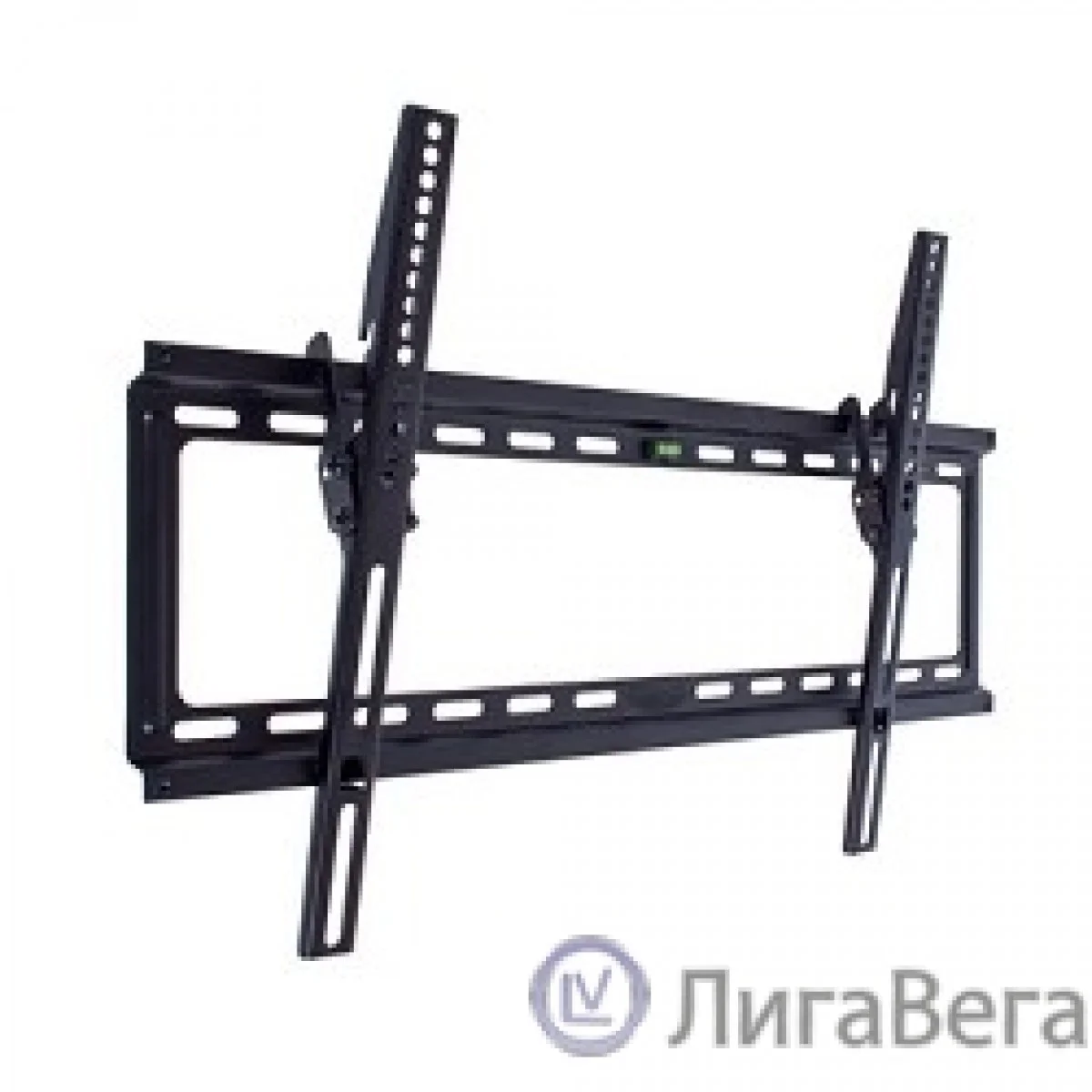 Кронштейн Kromax IDEAL-2 черный для TV 32"-90", настенный наклонный, max VESA 600x400, от стены 23мм, наклон 0-10°